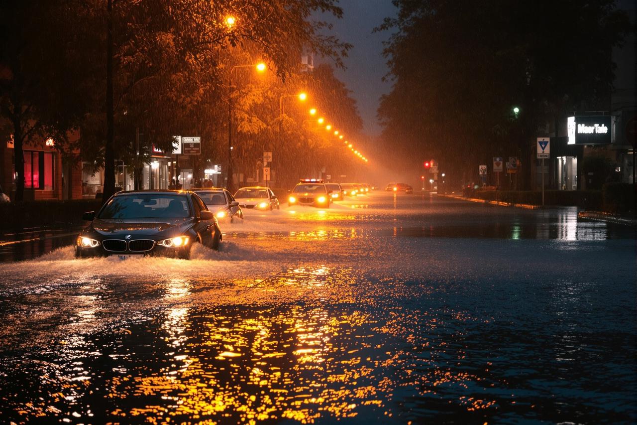国产吃瓜 - 图集：某城市遭遇极端天气，暴雨过后街头奇观令人惊叹